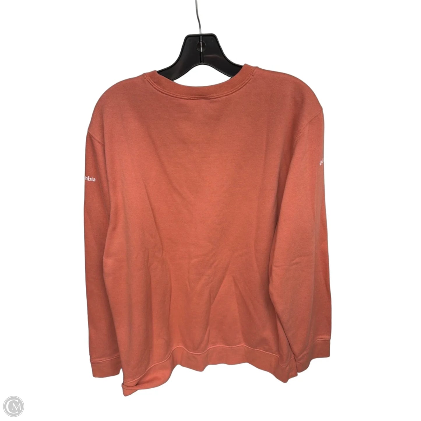 Athletic Sweatshirt Crewneck By Columbia In Orange, Size: L