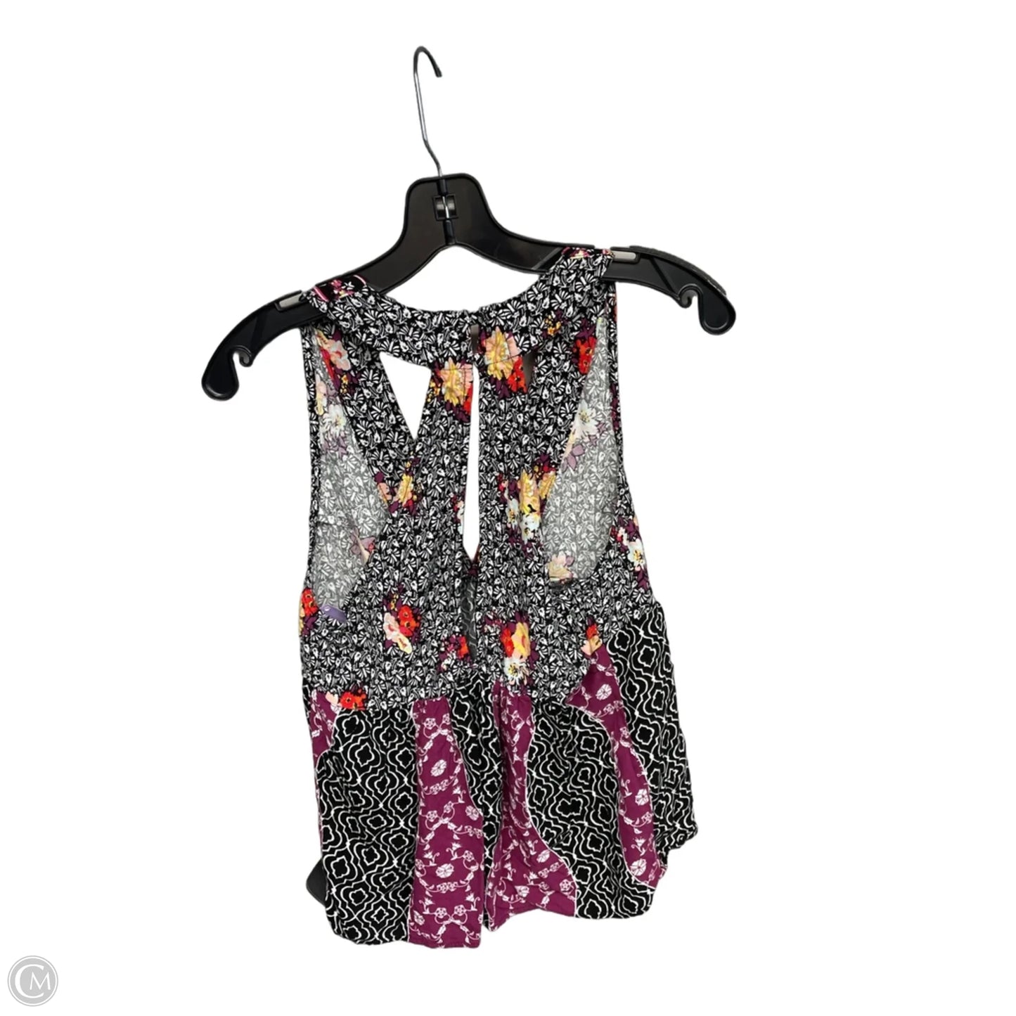 Top Sleeveless By Free People In Floral Print, Size: Xs