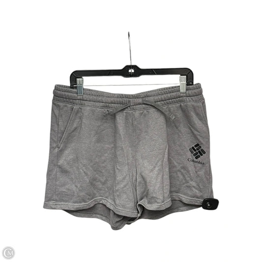Athletic Shorts By Columbia In Grey, Size: L