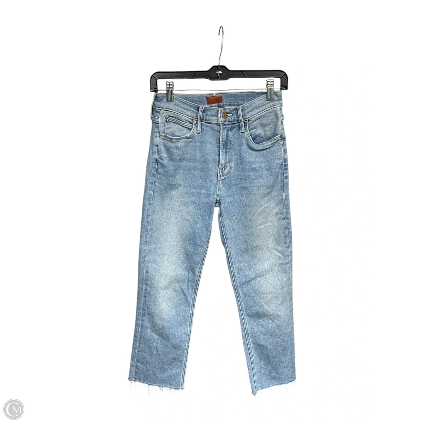 Jeans Cropped By Mother In Blue Denim, Size: 0