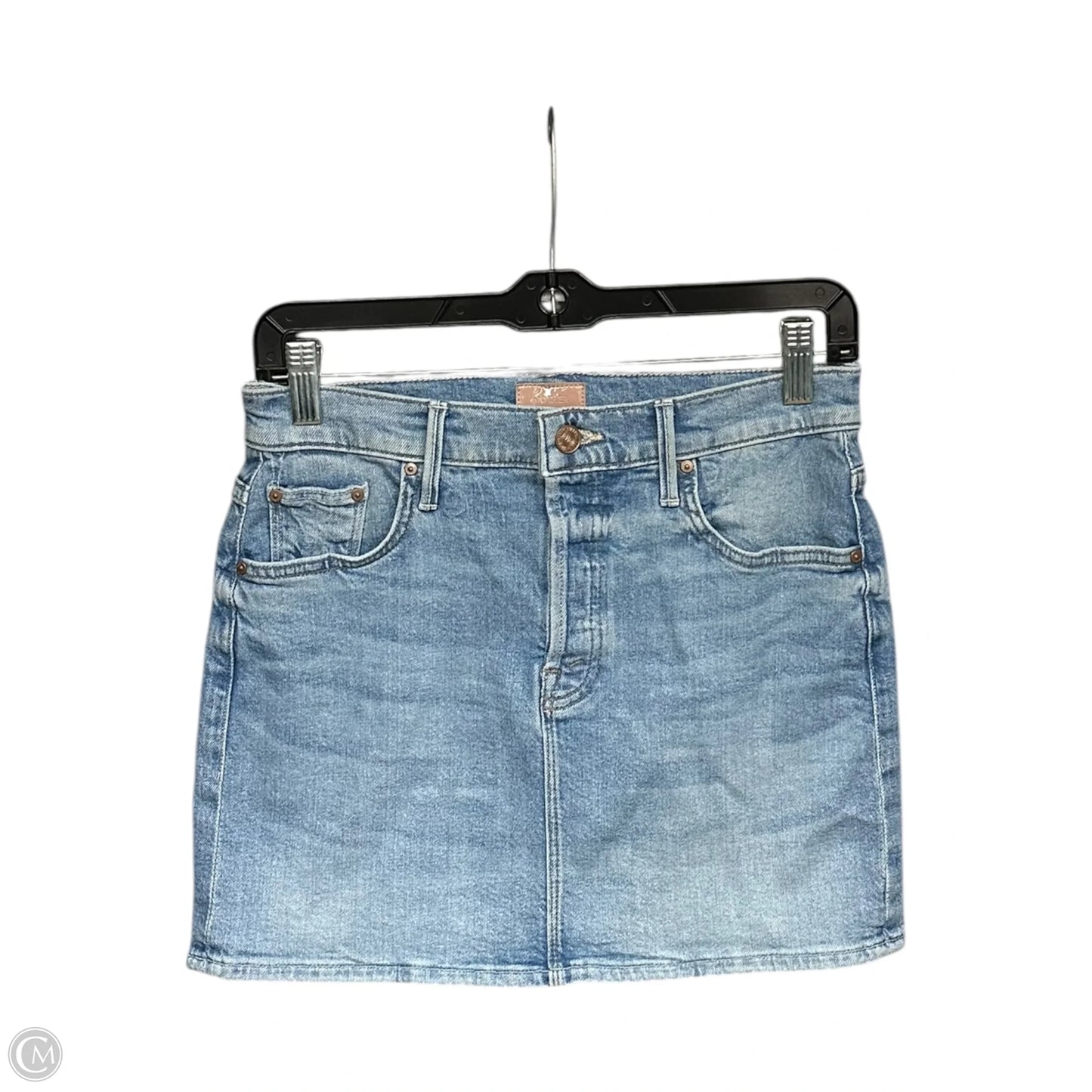 Skirt Mini & Short By Mother In Blue Denim, Size: 2