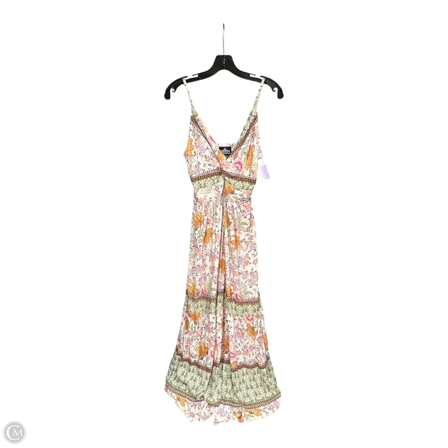 Dress Casual Maxi By Angie In Floral Print, Size: M