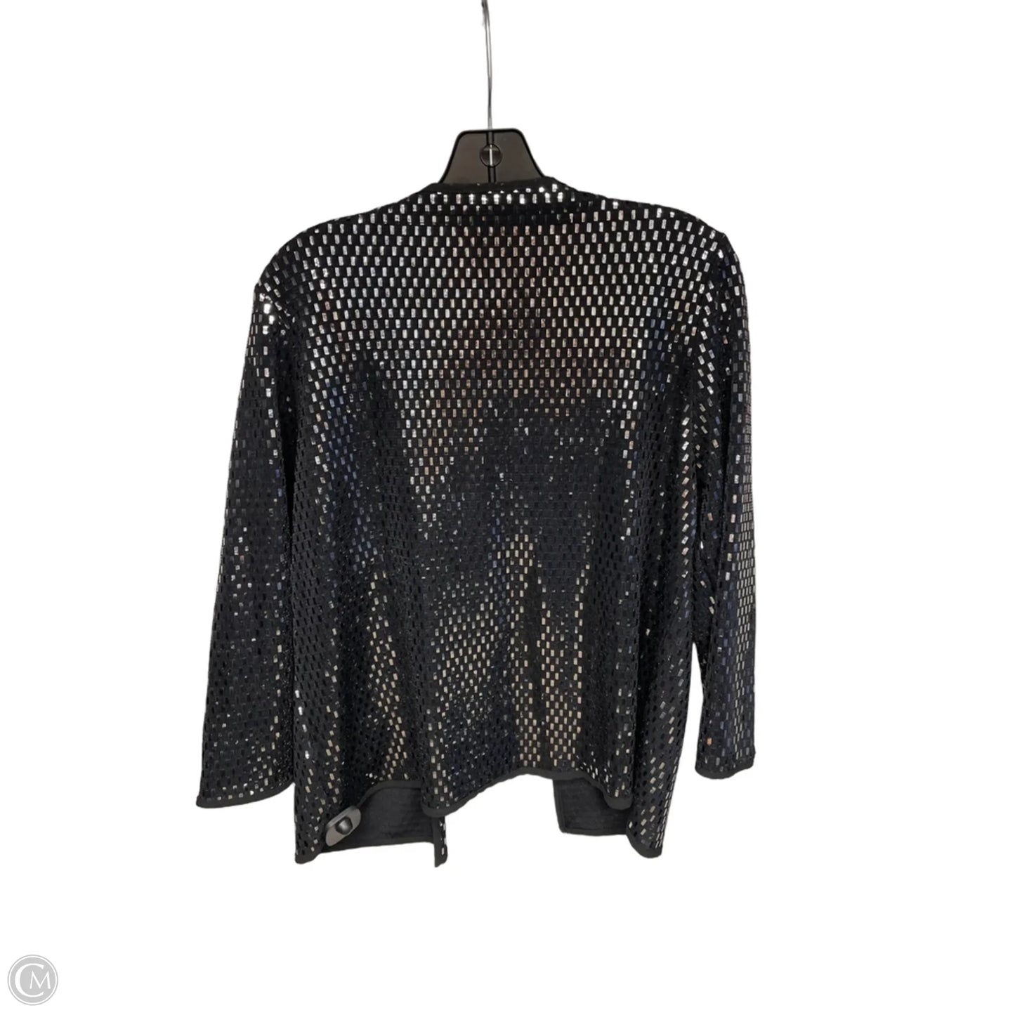 Shawl By Lularoe In Black & Silver, Size: L