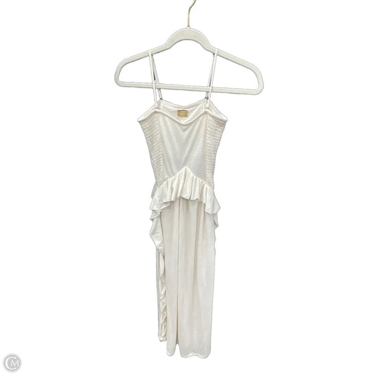 Dress Casual Maxi By Free People In Cream, Size: Sp