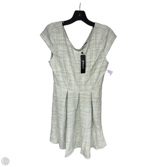 Dress Casual Midi By Allegra K In Green & White, Size: M
