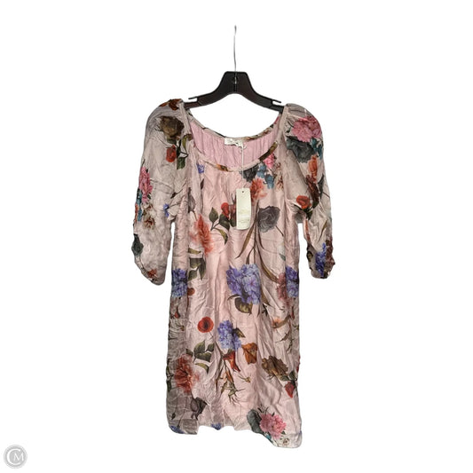 Dress Party Midi By Clothes Mentor In Pink & Purple, Size: M