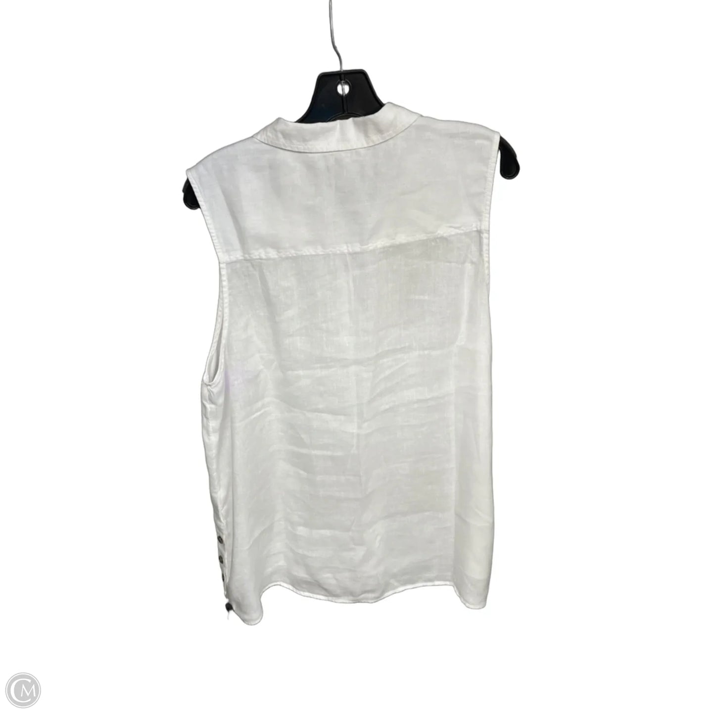 Top Sleeveless By Jones New York In White, Size: Xl
