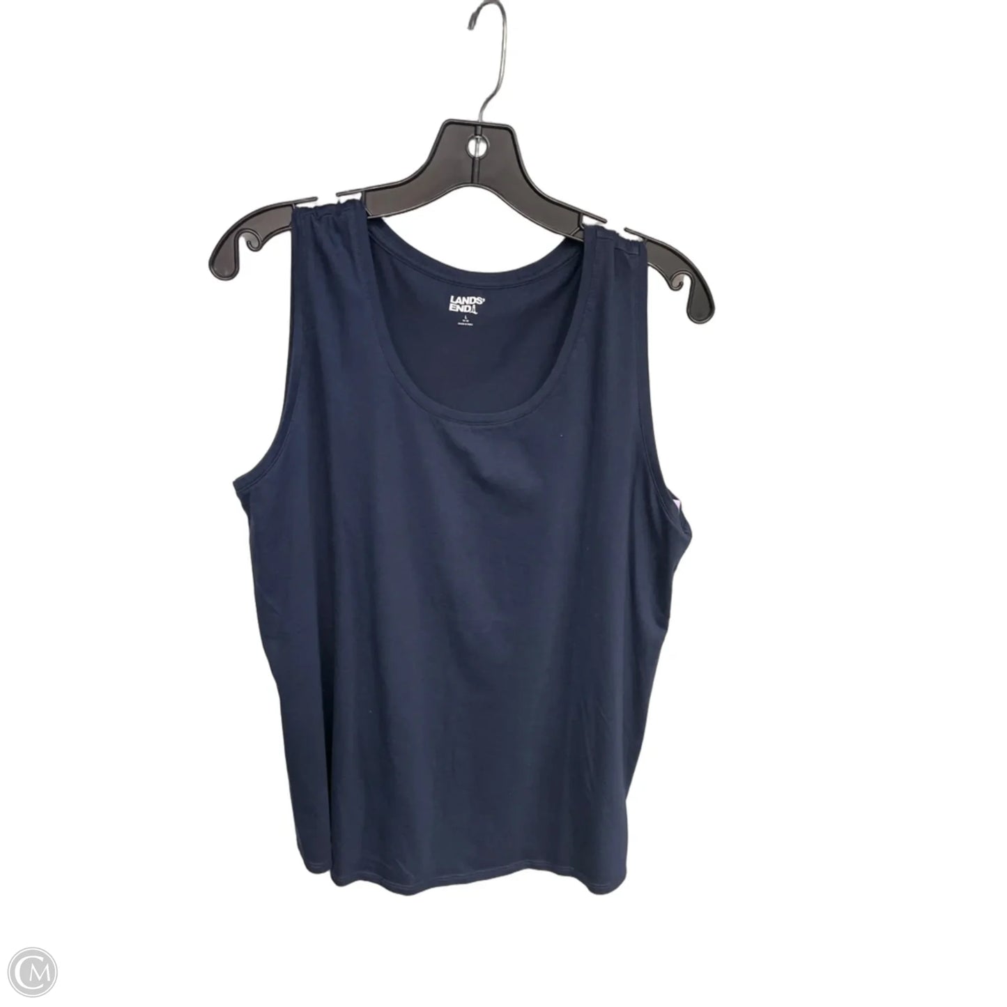 Tank Top By Lands End In Blue, Size: L