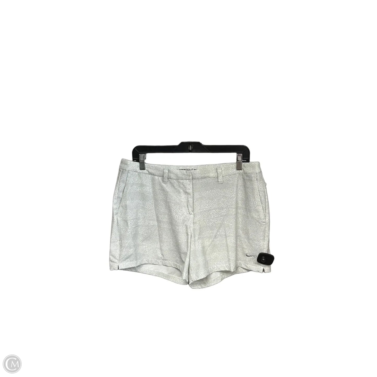 Athletic Shorts By Nike Apparel In Green & White, Size: 10