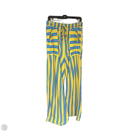 Pants Lounge By Free People In Striped Pattern, Size: L