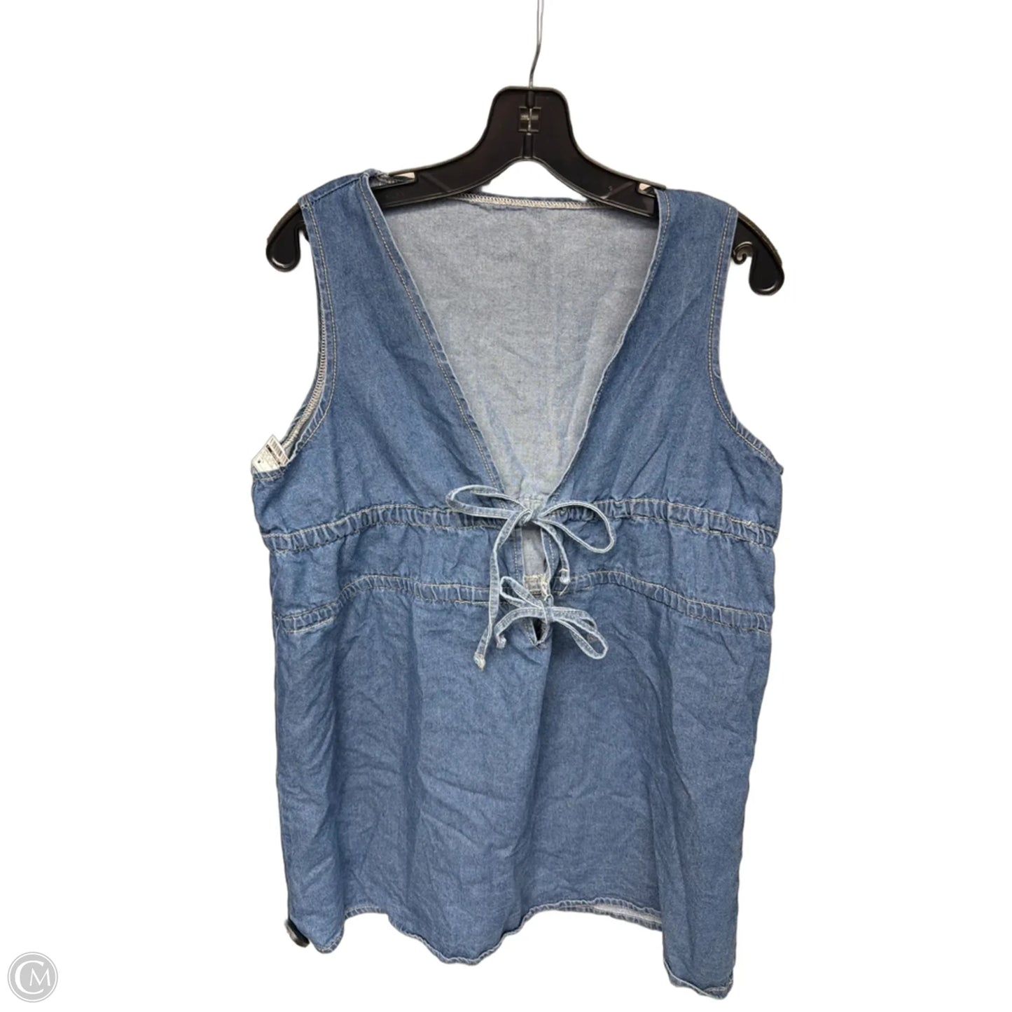 Dress Casual Midi By Clothes Mentor In Blue Denim, Size: L