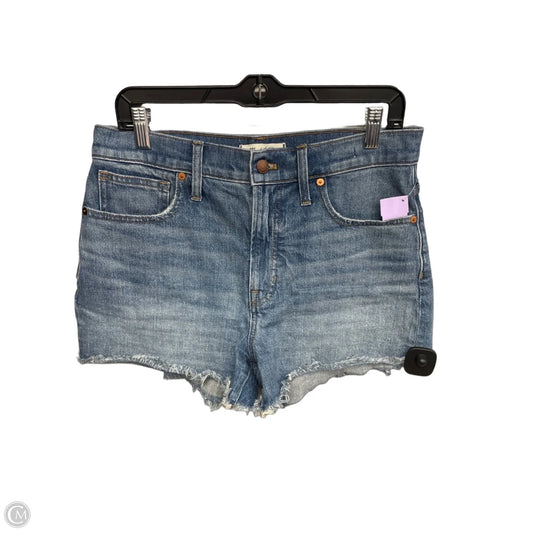 Shorts By Madewell In Blue Denim, Size: 8