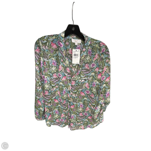 Top Long Sleeve By Kut In Floral Print, Size: M