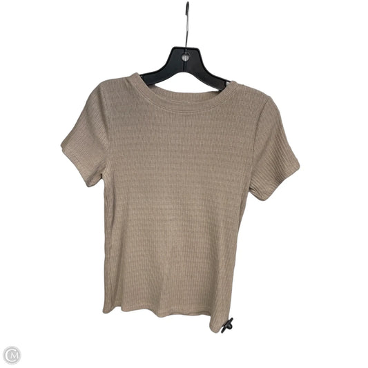 Top Short Sleeve By Pilcro In Brown, Size: M