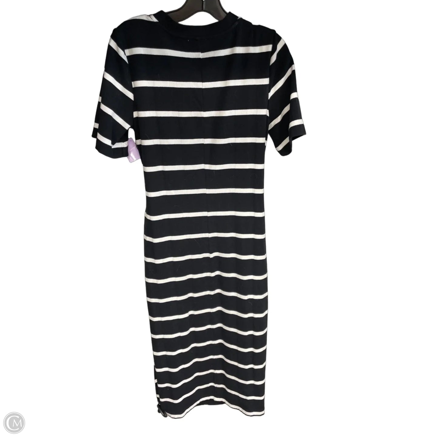 Dress Casual Maxi By Evereve In Black & White, Size: M