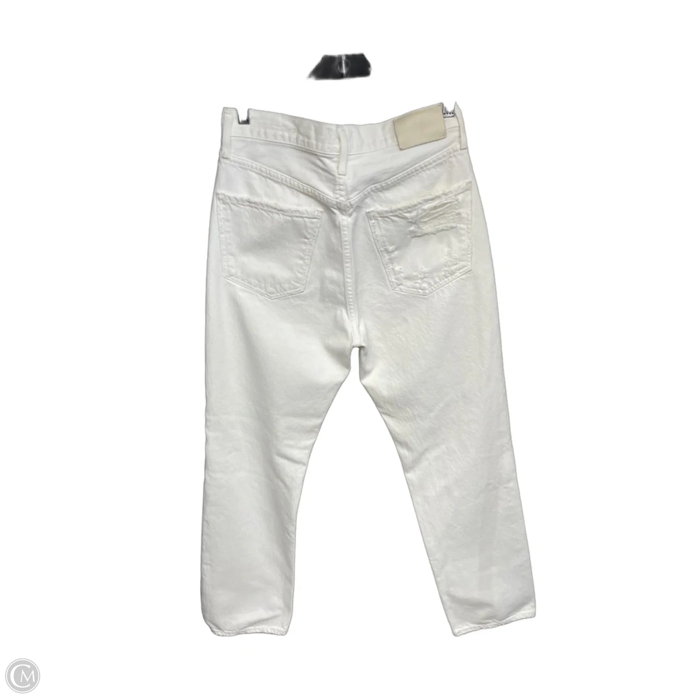 Jeans Straight By Citizens Of Humanity In White Denim, Size: 4