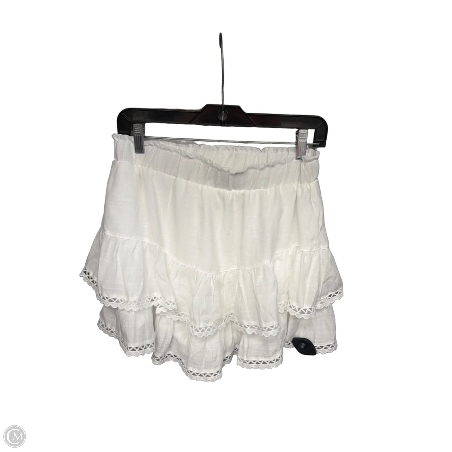 Skort By Clothes Mentor In White, Size: M