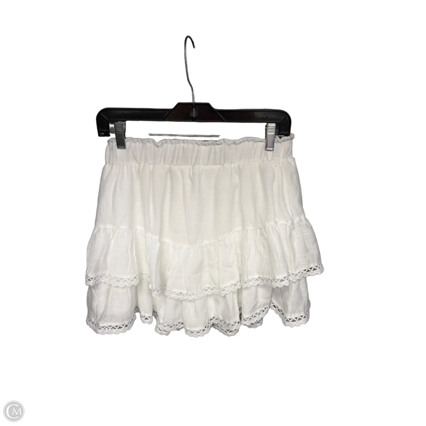 Skort By Clothes Mentor In White, Size: M