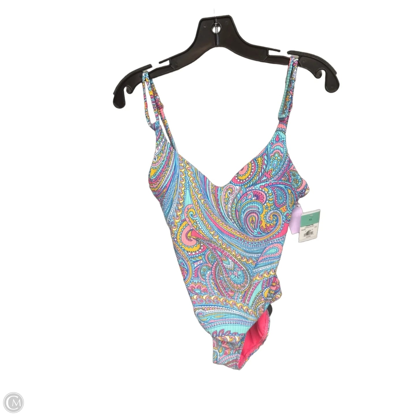 Swimsuit By Clothes Mentor In Blue & Pink, Size: Xs