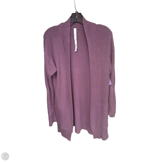 Cardigan By Lululemon In Purple, Size: M