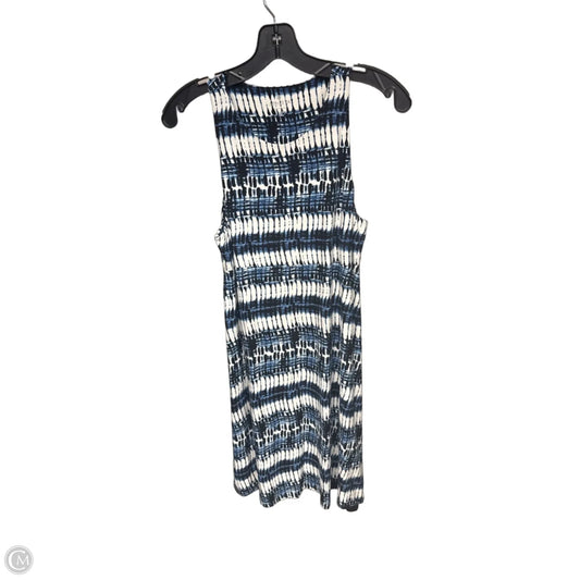 Dress Casual Midi By Athleta In Blue & White, Size: Mp
