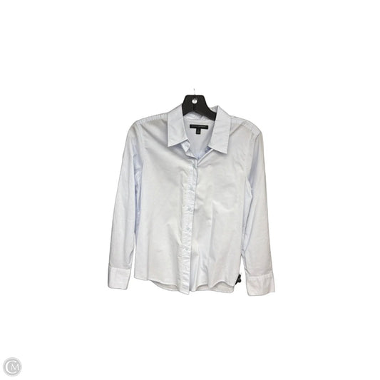 Top Long Sleeve By Banana Republic In Blue, Size: S