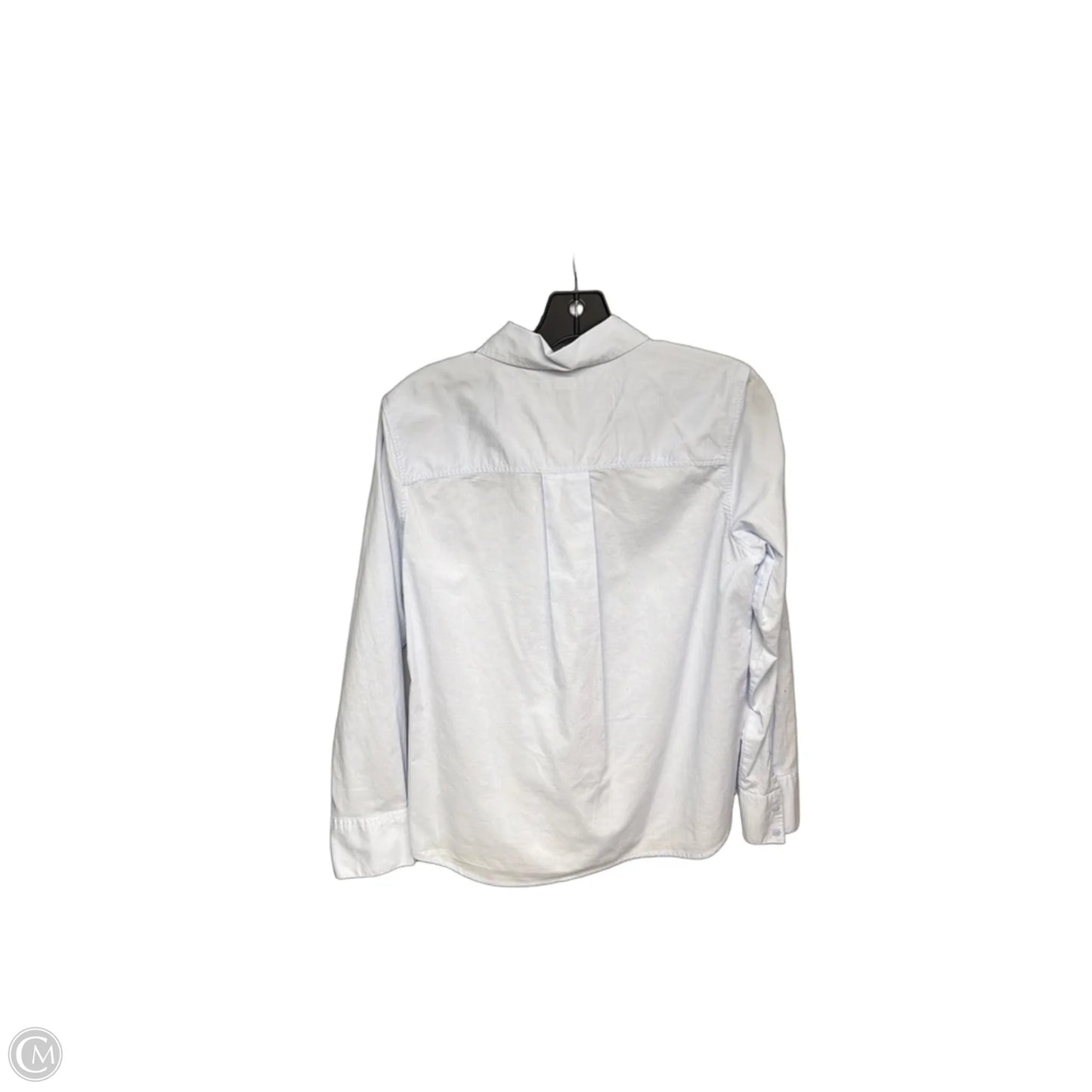 Top Long Sleeve By Banana Republic In Blue, Size: S