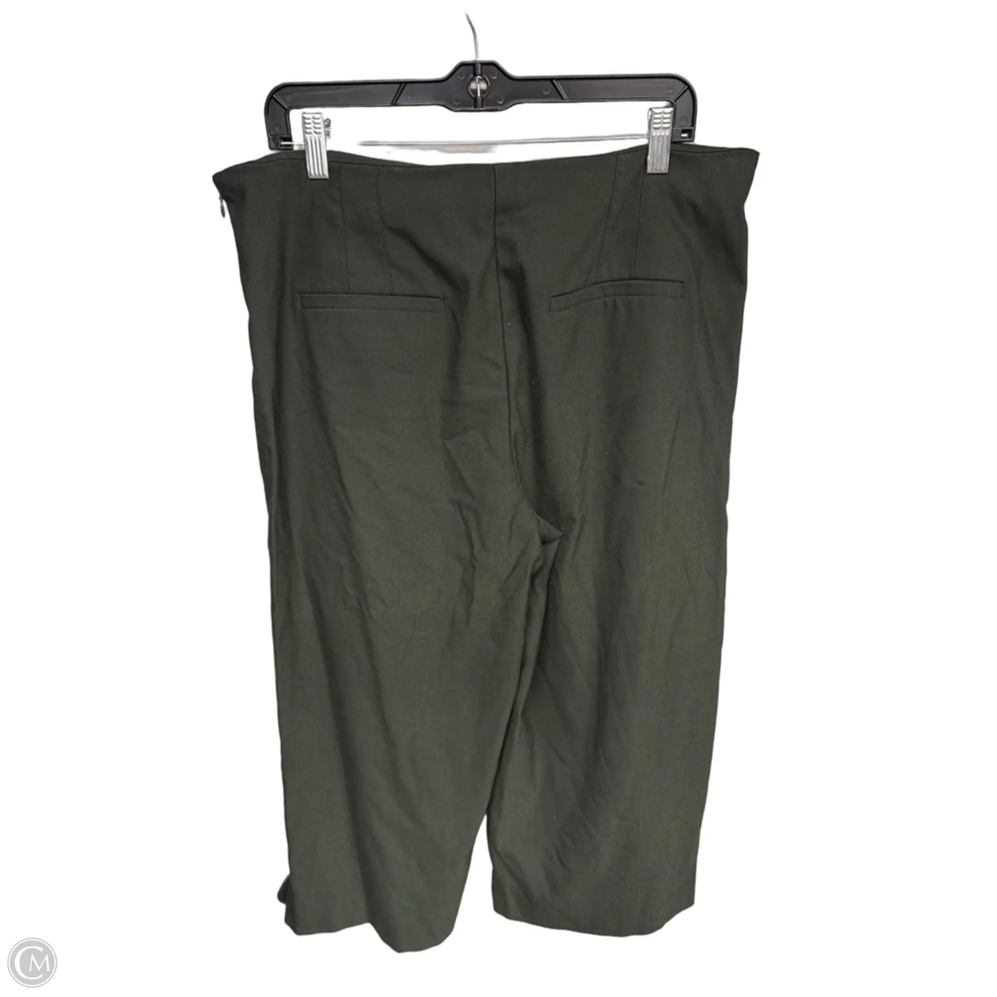 Pants Wide Leg By Loft In Green, Size: 14