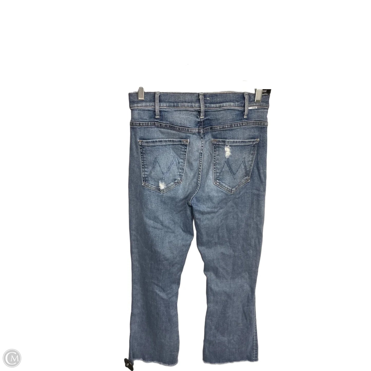 Jeans Flared By Mother In Blue Denim, Size: 4
