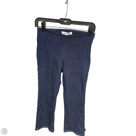 Jeans Cropped By Elizabeth And  James In Blue Denim, Size: 2