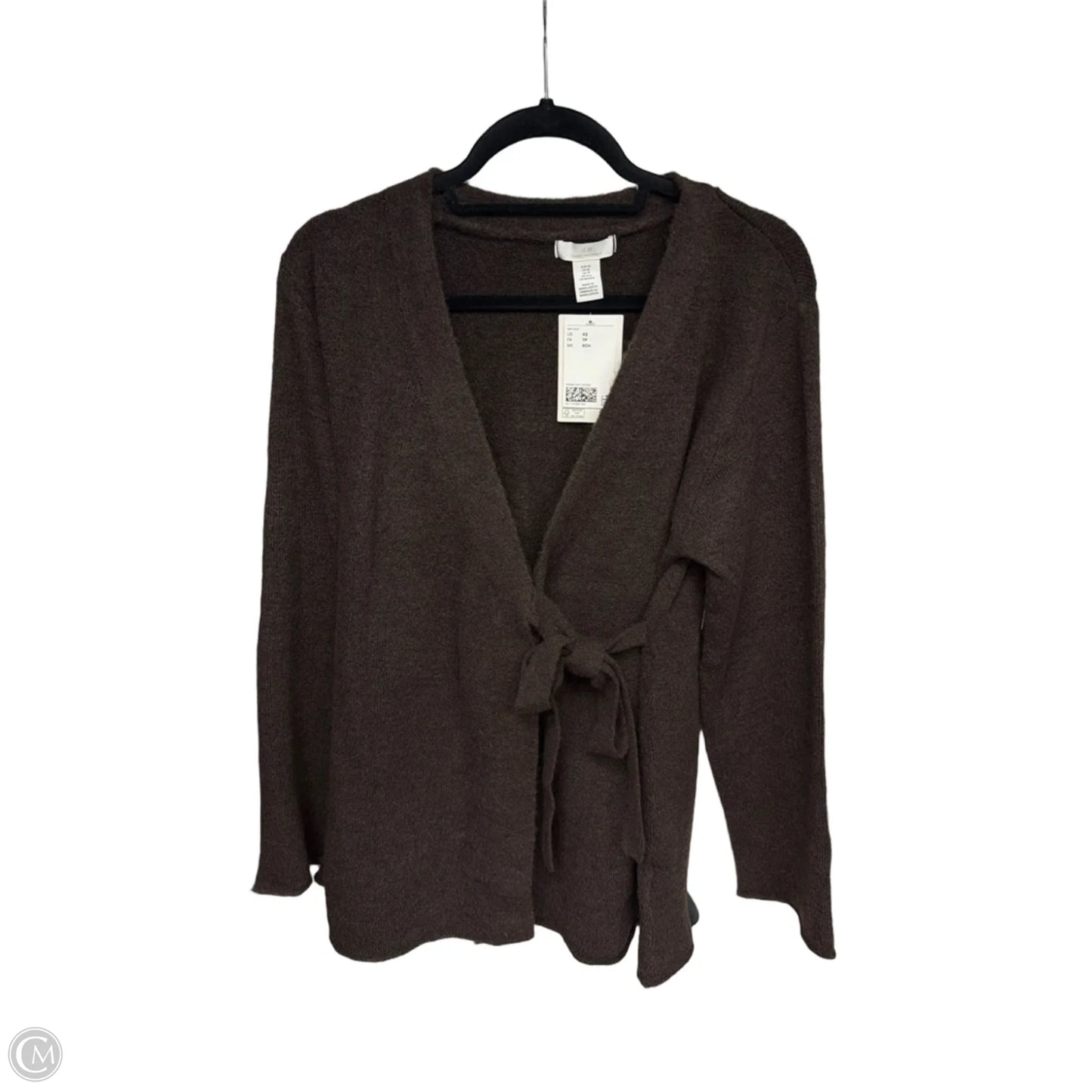 Cardigan By H&m In Brown, Size: Xs