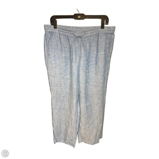 Pants Linen By Talbots In Blue, Size: 12