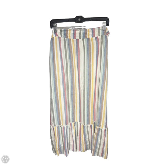 Skirt Maxi By Clothes Mentor In Striped Pattern, Size: Xl