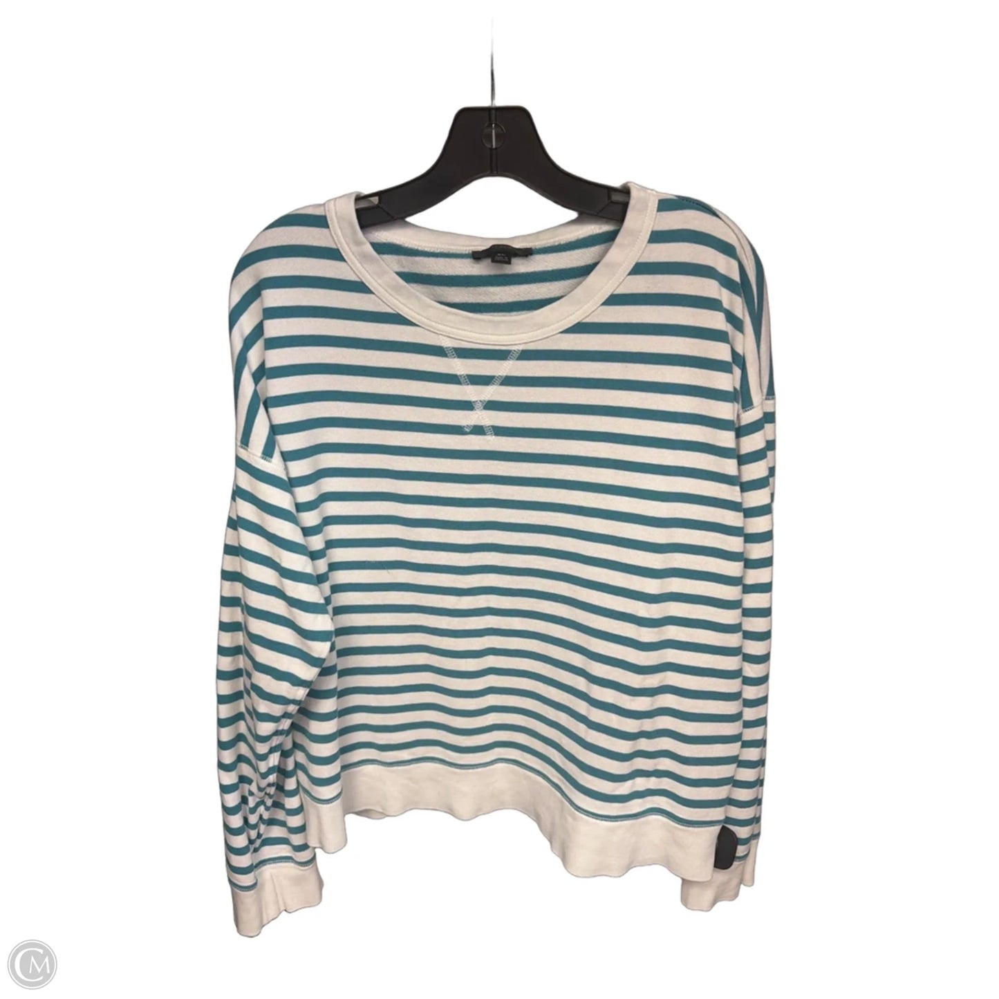 Sweater By J. Crew In Blue & Grey, Size: Xl