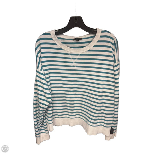 Sweater By J. Crew In Blue & Grey, Size: Xl