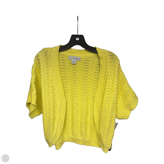 Cardigan By Sag Harbor In Yellow, Size: M