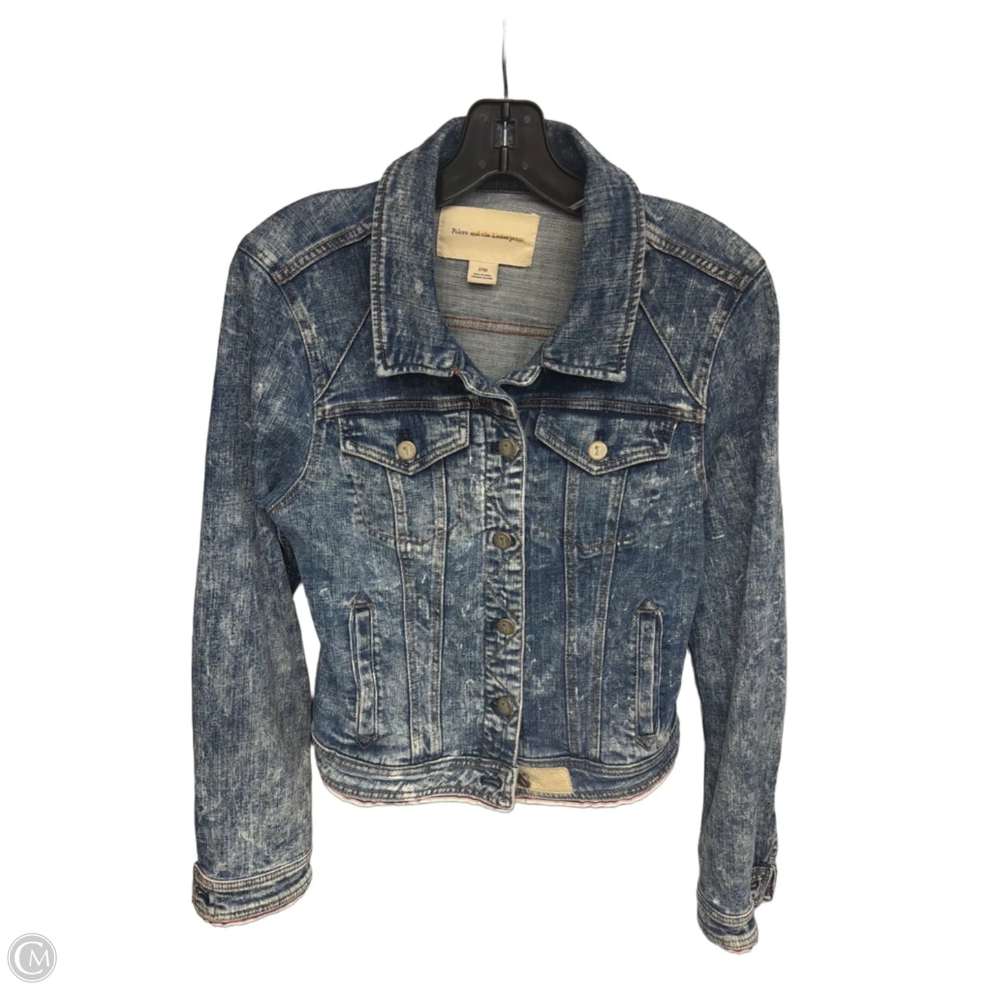 Jacket Denim By Pilcro In Blue Denim, Size: M