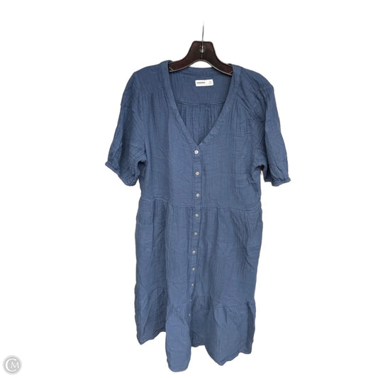 Dress Casual Maxi By Sonoma In Blue, Size: Xlp