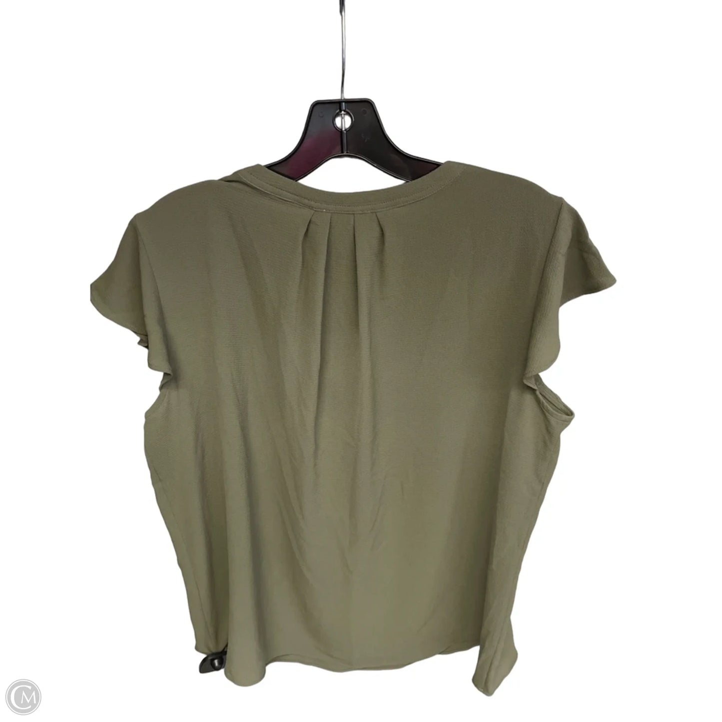 Top Sleeveless By Calvin Klein In Green, Size: L
