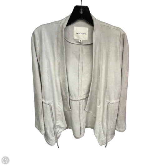 Cardigan By Thread And Supply In Grey, Size: Xs