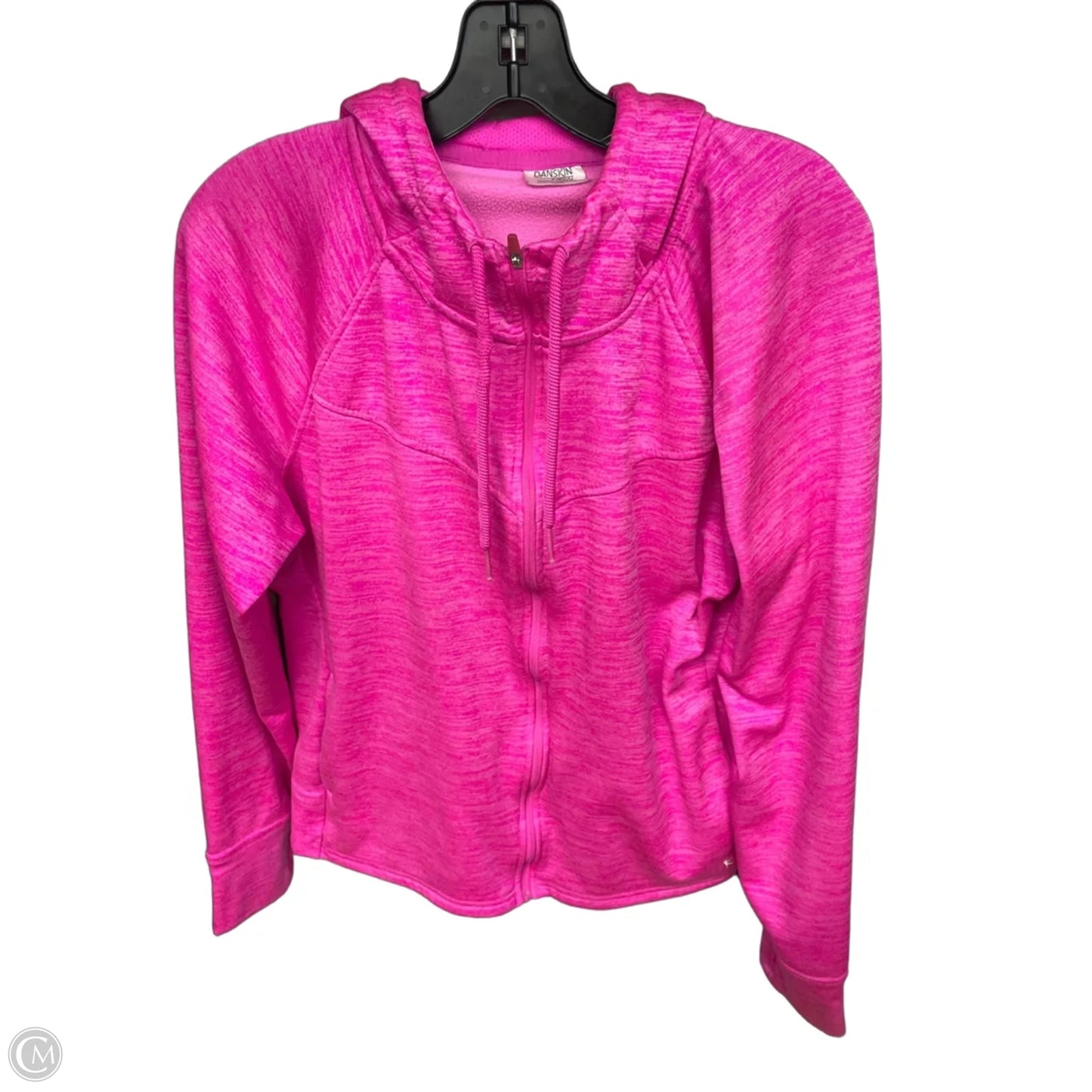 Athletic Sweatshirt Hoodie By Danskin In Pink, Size: 2x