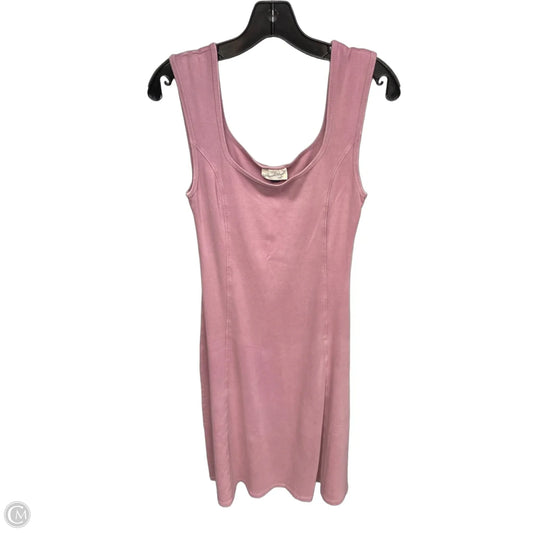 Dress Casual Midi By Universal Thread In Pink, Size: M