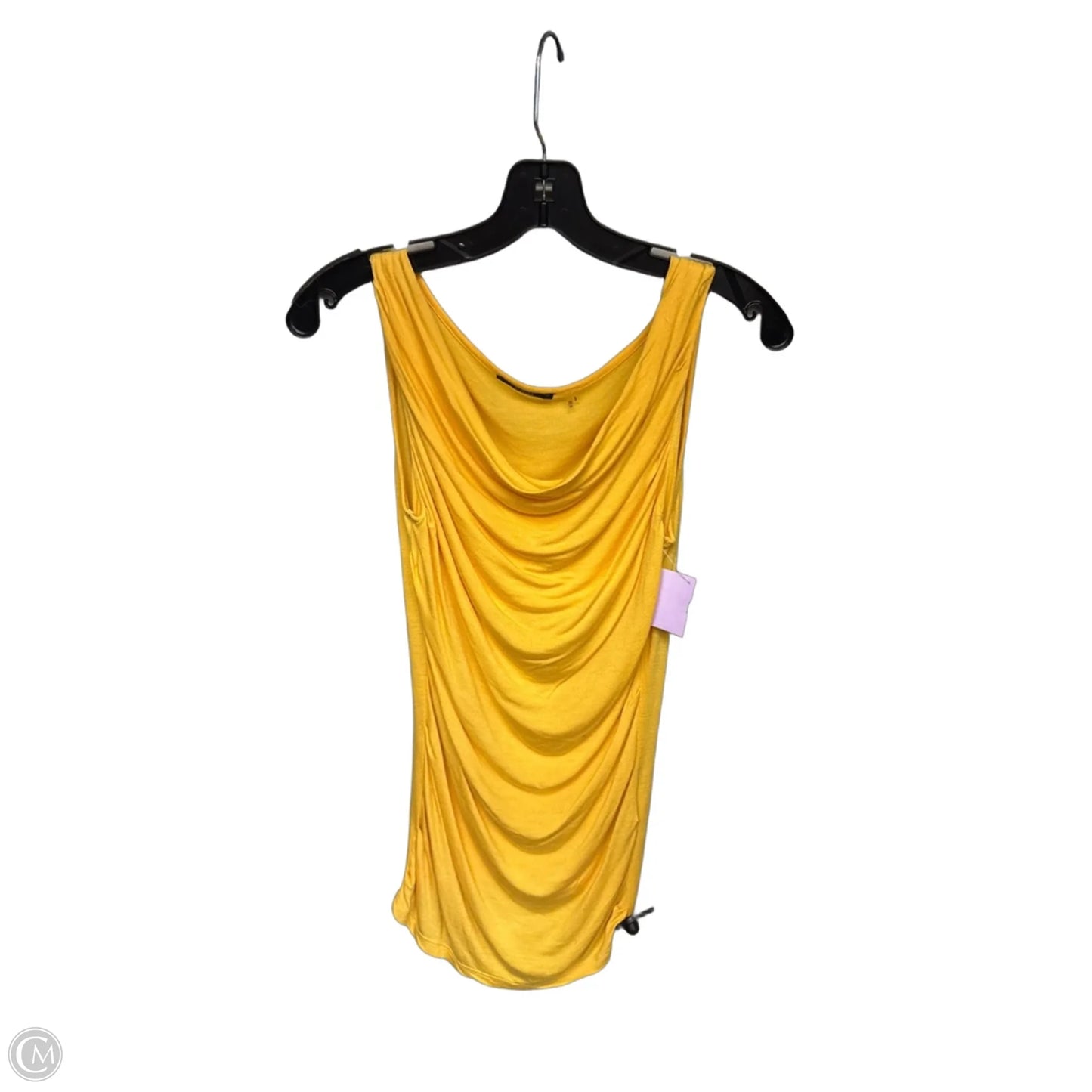 Top Sleeveless By Tahari In Yellow, Size: Xs