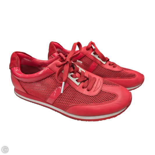 Shoes Designer By Michael Kors In Red, Size: 9