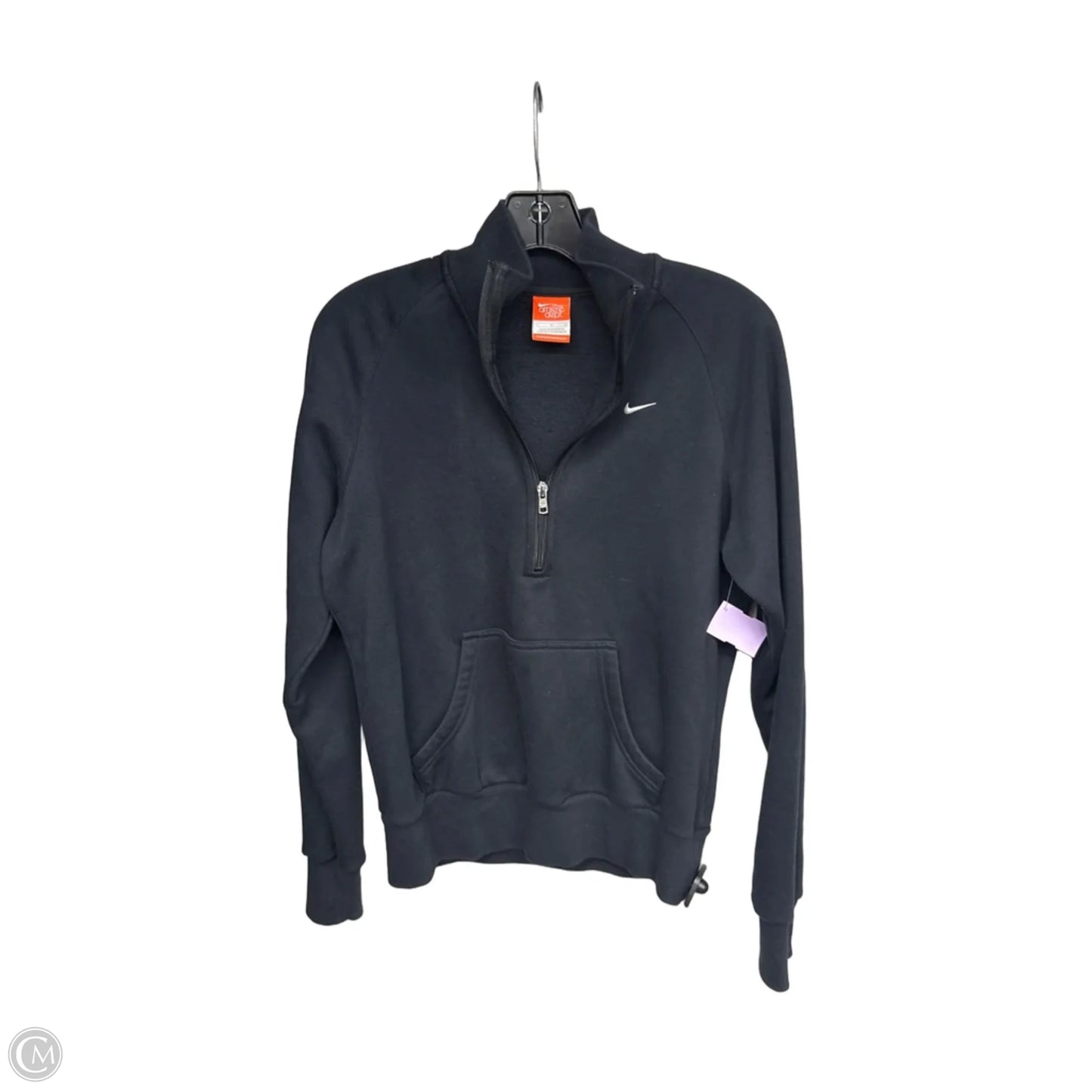 Athletic Sweatshirt Crewneck By Nike Apparel In Black, Size: L