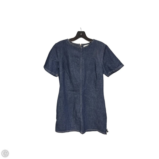 Dress Casual Midi By Abercrombie And Fitch In Blue Denim, Size: S