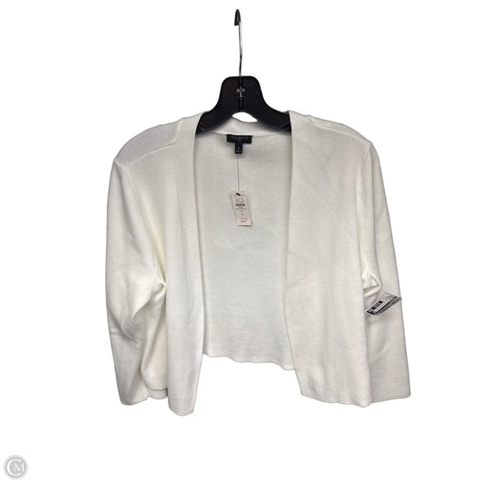 Sweater Cardigan By Talbots In White, Size: Xl