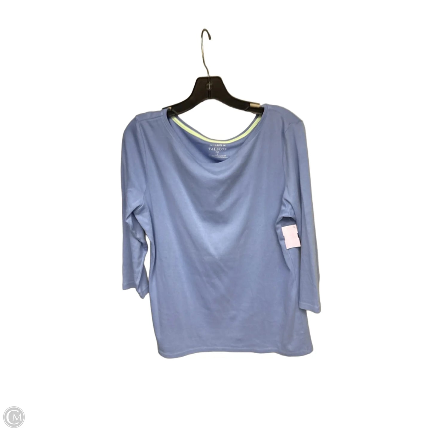 Top Long Sleeve By Talbots In Blue, Size: Xl