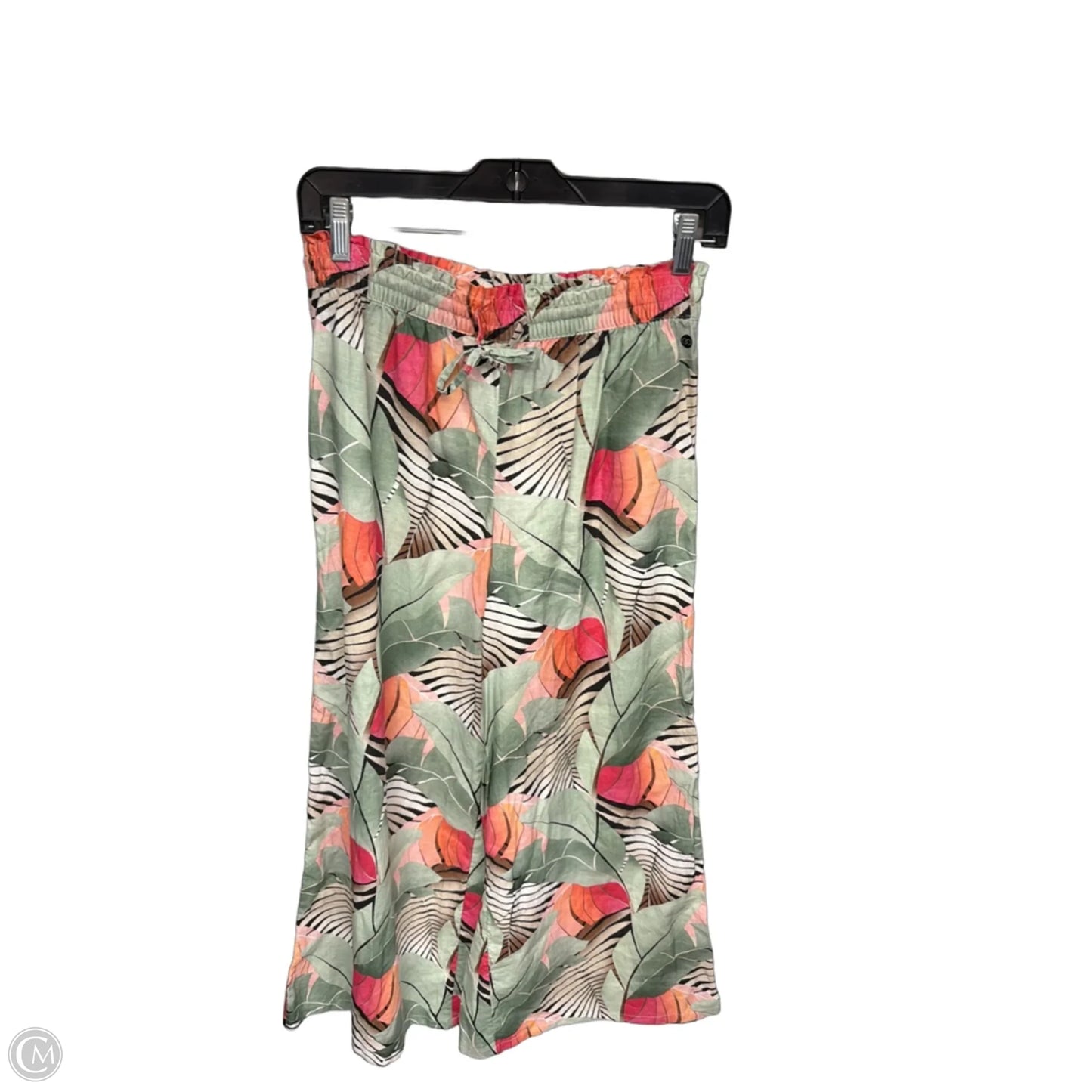 Pants Linen By Calia In Green & Pink, Size: Xs