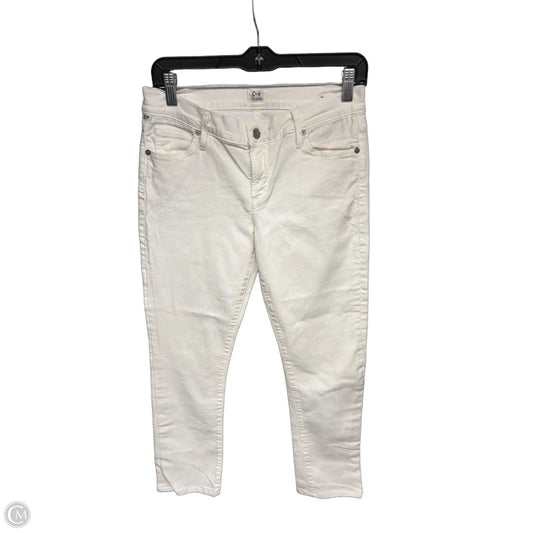 Jeans Boot Cut By Citizens Of Humanity In White Denim, Size: 6